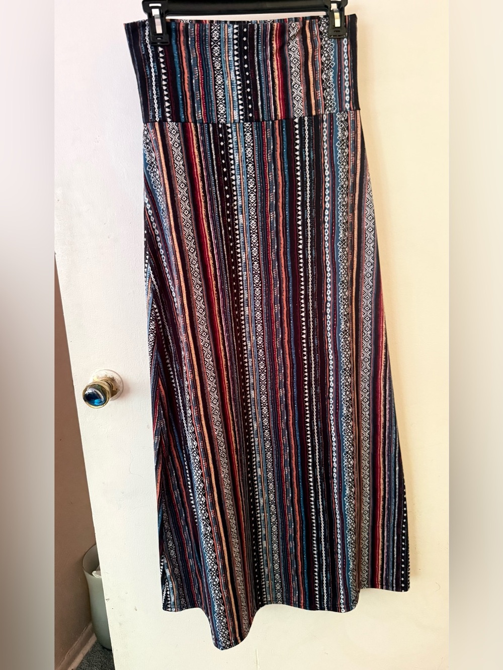 Boho Stripe Urban Coco Maxi Skirt - Multicolor